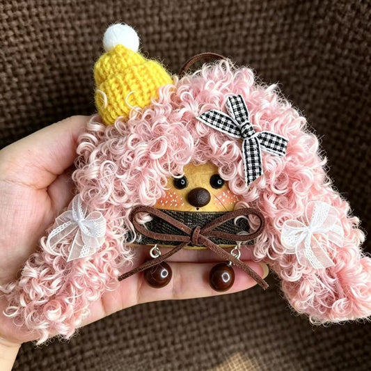 Handmade keychain gift plush toy gift Natural Pod Doll