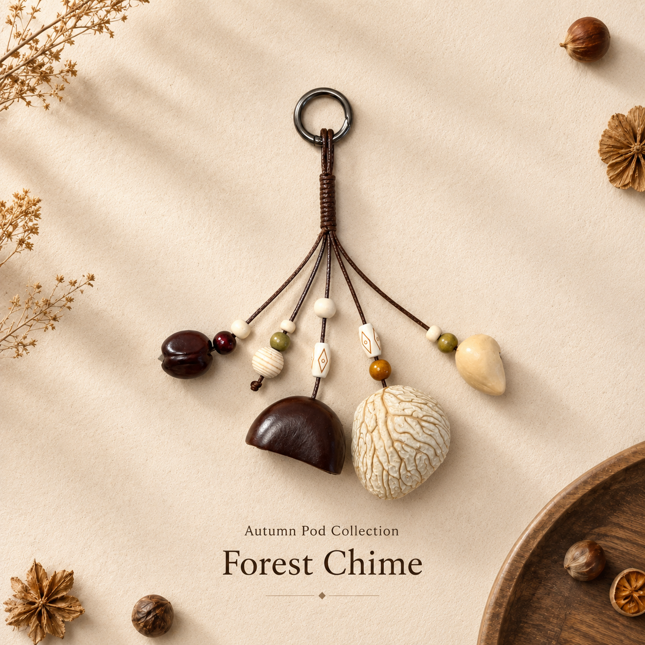 Autumn Pod Collection – Forest Chime Handmade Pod Wind Chime Charm