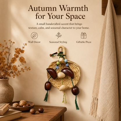 Autumn Pod Collection – Straw Wanderer Handmade Pod Wind Chime Charm