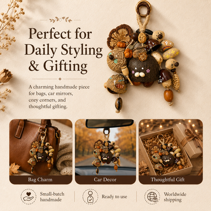 Autumn Pod Collection – Gilded Burrow Handmade Pod Wind Chime Charm