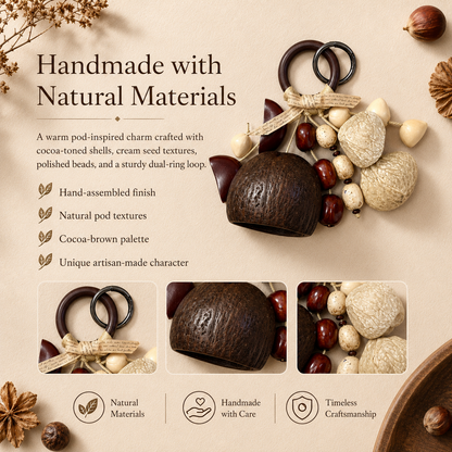 Autumn Pod Collection – Cocoa Nest Handmade Pod Wind Chime Charm