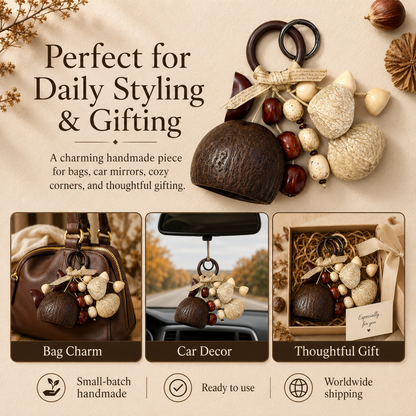 Autumn Pod Collection – Cocoa Nest Handmade Pod Wind Chime Charm