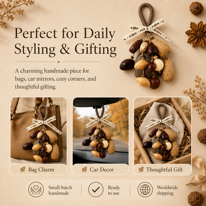 Autumn Pod Collection – Duskhusk Waltz Handmade Pod Wind Chime Charm