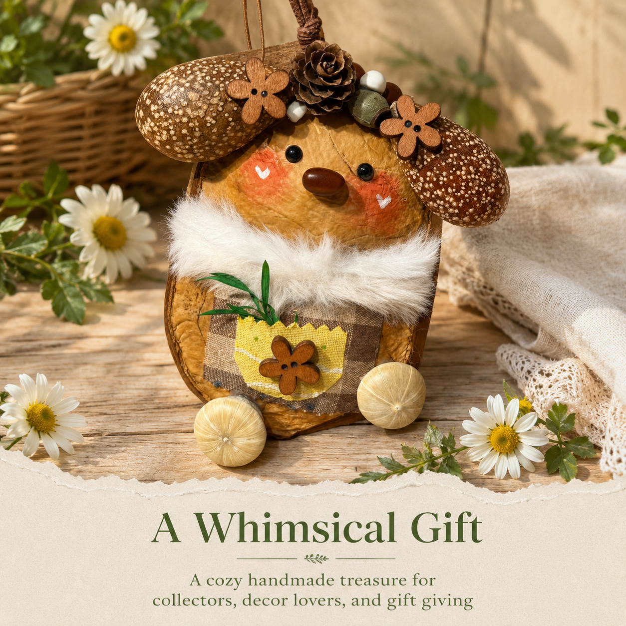 Wild Garden Pea Pod Collection – Hazel Posy Handmade Woodland Pod Charm