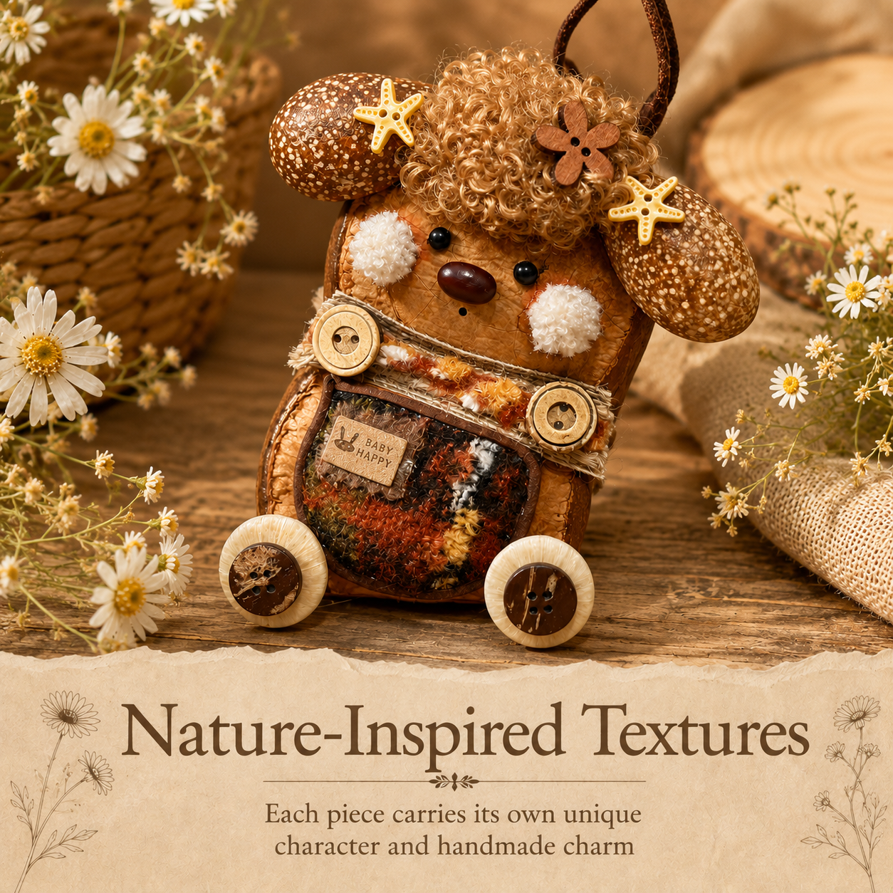 Wild Garden Pea Pod Collection – Mossy Button Handmade Woodland Pod Charm