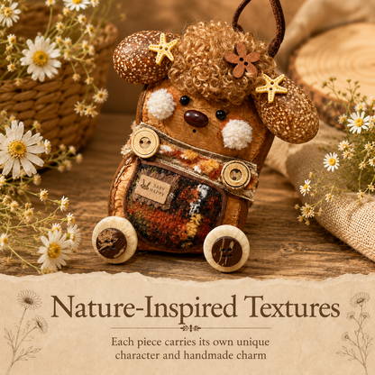 Wild Garden Pea Pod Collection – Mossy Button Handmade Woodland Pod Charm