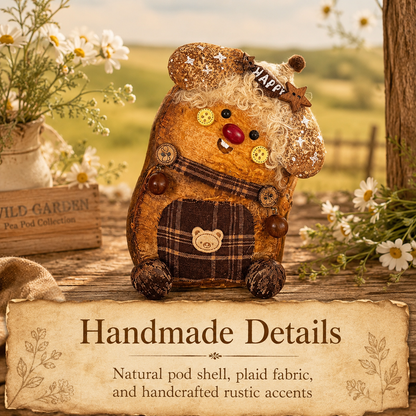 Wild Garden Pea Pod Collection – Button Mallow Handmade Woodland Pod Charm