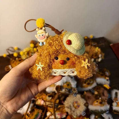 Pod Doll Cute plush doll gift Handmade keychain gift