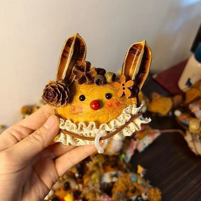 Pod Doll Cute plush doll gift Handmade keychain gift
