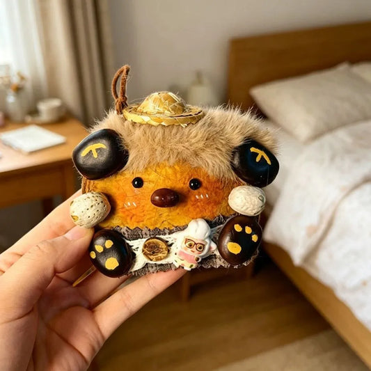 Pod Doll Cute plush doll gift Handmade keychain gift