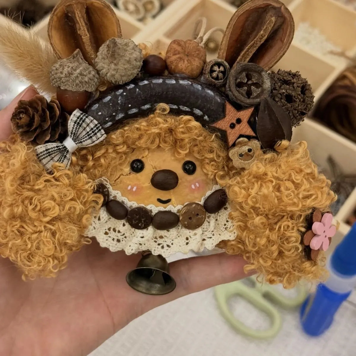 Handmade plush toy gift Cute Pod Doll