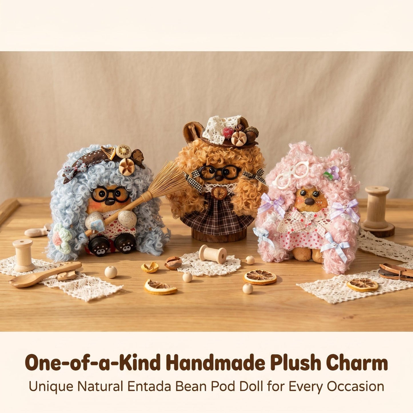cute desk decor unique handmade gift Handmade plush toy gift