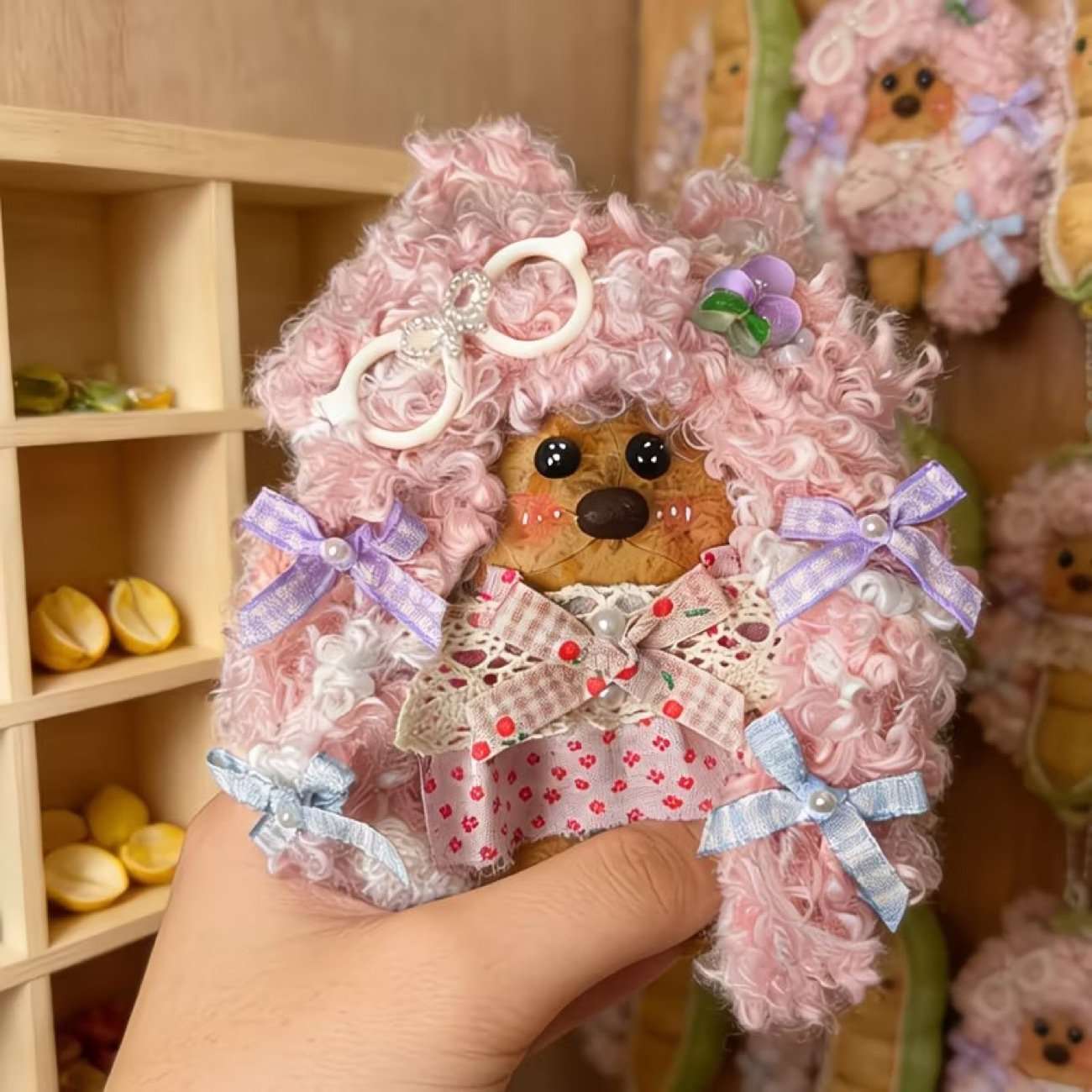 cute desk decor unique handmade gift Handmade plush toy gift
