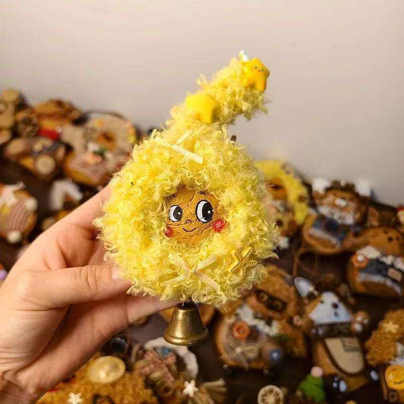 Pod Doll Cute plush doll gift Handmade keychain gift