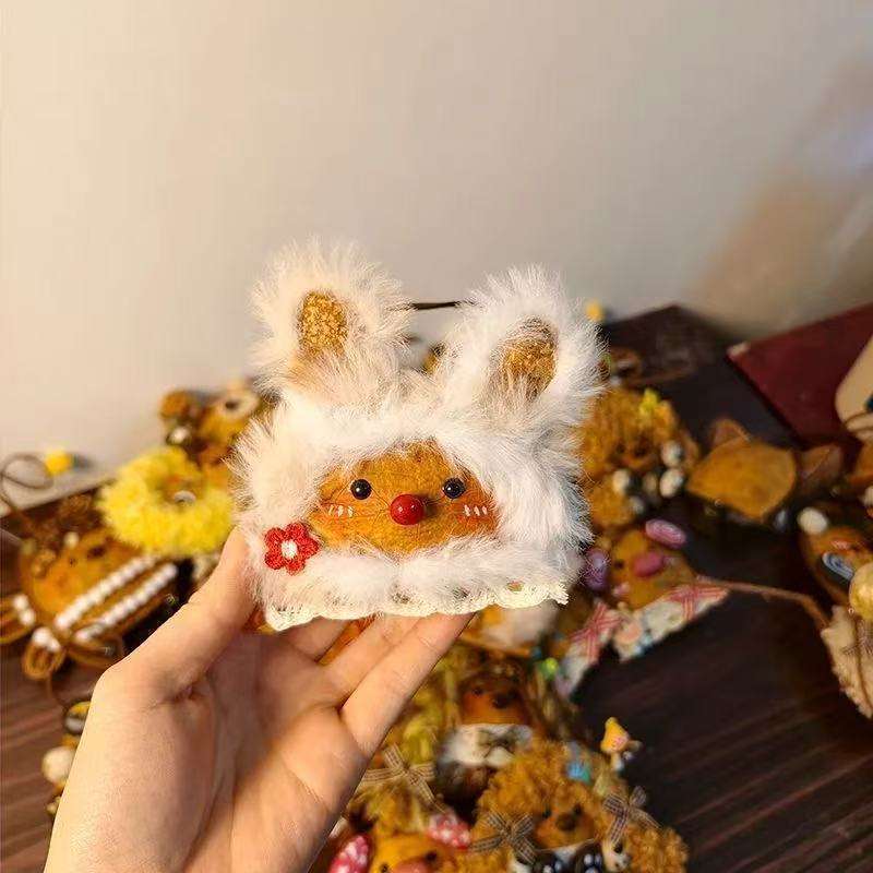 Pod Doll Cute plush doll gift Handmade keychain gift